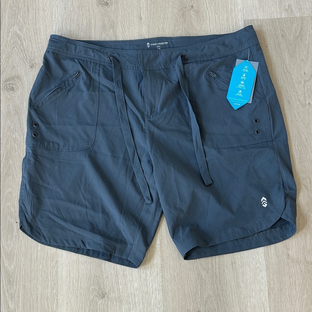 Free Country Gray Casual Shorts